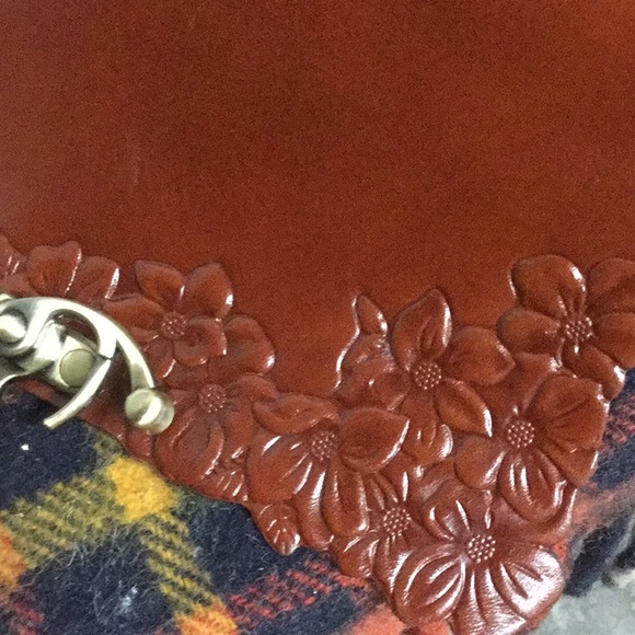 Patricia Nash leather bag cowgirl boho tooled rodeo queen ranch travel Easter - Picture 2 of 8
